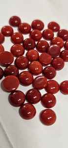 Coral Rojo Italiano de Corte Redondo, Color Sangre de Alta Calidad, Ideal para Joyería, Gema Suelta para la Fabricación de Joyas en India - Product Image 2