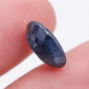 Venta al por mayor de piedras preciosas sueltas facetadas de zafiro azul natural de corte ovalado de 7.2CT y 13x10mm para la fabricación de joyería personalizada Memoria Jewels. - Product Image 3