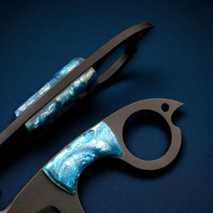 Couteau à poisson forgé à la main, lame en acier à haute teneur en carbone avec revêtement en poudre - Product Image 6