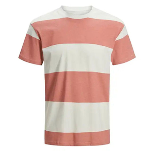Camisetas de Hombre al por Mayor OEM 100% Algodón, Ajuste Cómodo y Secado Rápido, Anti-Pilling, Anti-Arrugas, Tela con Impresión por Sublimación - Product Image 1