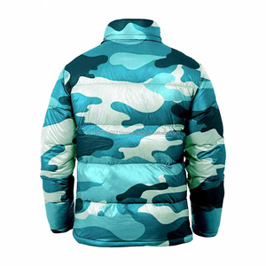 Invierno personalizado 3D impresión diseño hombres Puffer sublimación chaquetas camuflaje burbuja acolchado chaquetas para la venta - Product Image 2