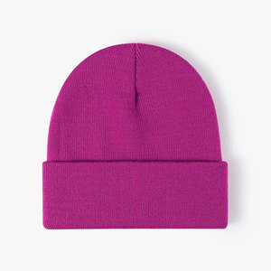 Factory OEM custom stretch knit hats custom <b>fleece</b> lined <b>beanies</b> winter <b>beanies</b> Premium Quality Export - Product Image 1