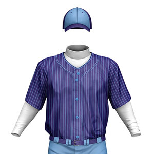 Factory Manufacture Sports Wear Baseball Uniform Custom Color Size High Quality Short Printed Breathable Custom Logo Adults 100% - Product Image 6