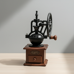 Molinillo de Café de Madera de Primera Calidad 3203035: Hierro Fundido + Plástico - Product Image 6