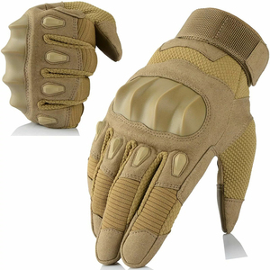 Guantes Deportivos de Seguridad de PU hasta la Muñeca, Transpirables, para Uso en Exteriores, Estilo Primavera-Otoño, Verde Oliva, Guantes de Motocicleta de Dedo Completo, Gran Venta - Product Image 2