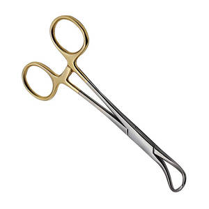Pinza para Toallas de Acero Inoxidable de Alta Calidad con Mango Chapado en Oro, Pinza Hemostática, Clase Médica Hospitalaria, Certificación CE - Product Image 3
