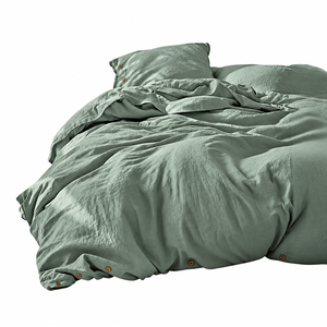 Elegante Juego de Sábanas de Algodón Tamaño Queen con Tela Suave y Fundas de Almohada a Juego - Product Image 4