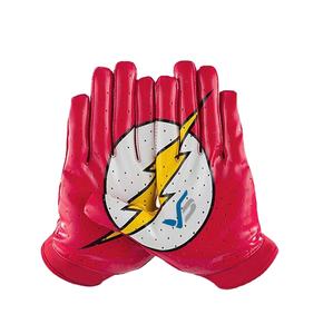 Guantes de Receptor de Fútbol Americano Profesionales Personalizables, Transpirables, de Silicona Adhesiva de Alta Calidad, Marca Viga Sports, OEM - Product Image 1