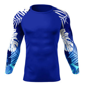 Rashguard de Sublimación de Alto Gramaje para Hombre, con Logotipo Personalizado, para Artes Marciales, Entrenamiento, NO Grappling, Jiu Jitsu, BJJ - Product Image 1