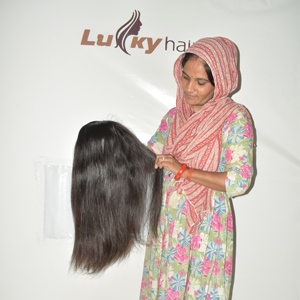 Extensiones de Cabello Humano Remy Indio Ondulado de Corte Recto, con Doble Trama a Máquina, Puntas Completas, Patrón S Natural, Densas, Suaves y Fluidas - Product Image 6