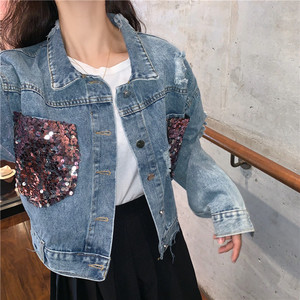 Sustainable Women Denim <b>Jacket</b> Organic Cotton Eco Friendly Jean Coat Manufacturer - Product Image 1