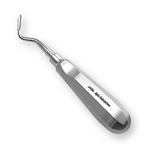 Élévateur apical angulaire gauche de 6 pouces # 302 Instrument d'extraction dentaire, élévateur chirurgical luxateur en acier inoxydable pour racine dentaire - Product Image 1