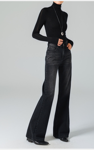 Nouvelles Arrivées Mode Femme : Jean Ample Taille Mi-Haute Respirant Décontracté Style Streetwear - Product Image 2