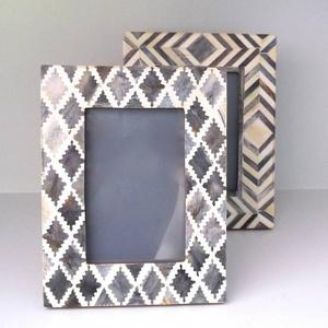 Wood and Resin Modern Photo <b>Frames</b> for Tabletop and <b>Wall</b> Hanging Design with Creative Inlay One-of-a-Kind Unique Wood <b>Frames</b> - Product Image 1