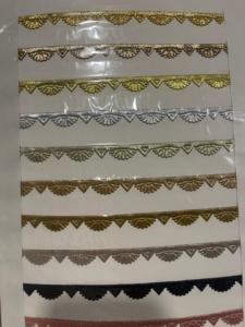 Stylish Cotton cut work <b>lace</b> border suitable for gowns, dupatta edging and designer wear. - Product Image 2