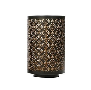 Hot Selling <b>Black</b> Steel <b>Lantern</b> <b>with</b> Die-Cut Leaf Pattern for Home Decoration Handmade <b>Candle</b> Votive On Sale - Product Image 2