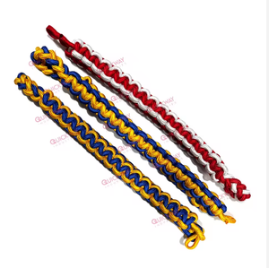 Custom Multi Color <b>Braided</b> Shoulder Cord Decorative Uniform Lanyard Style <b>Accessory</b> Wholesale Supply - Product Image 4