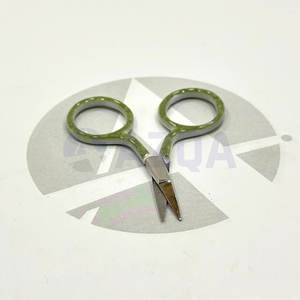 กรรไกรครัวเรือนขนาด 2.5 นิ้ว พร้อมงานปักลายแบบกำหนดเอง หุ้มด้วยสีดำเคลือบเงา ปลายแหลม สำหรับงานเย็บคุณภาพสูง - Product Image 5