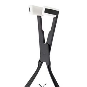 Alicates Profesionales para Extensiones de Cabello de Acero Inoxidable de Grado Quirúrgico Color Plateado con Dientes para Uso Comercial Ariston - Product Image 2