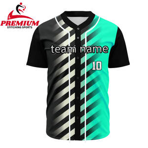 Maillot de baseball/softball respirant en gros, nouveau design, haute qualité, vierge, unisexe, grandes tailles, 100 % polyester à prix abordable - Product Image 5
