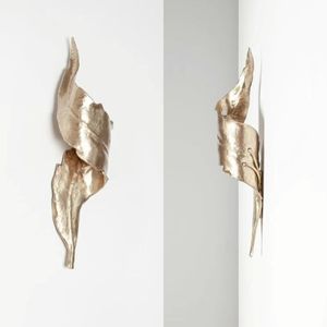 Contemporary Bronze Leaf Shape Furniture <b>Handle</b> Novelty Design Decorative Knob for Interior Use - Product Image 1