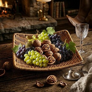 Cesta de frutas de gran venta para decoración de mesa, cesta con arte indio, ratán 100% de doble control de calidad, hecha a medida para exportación - Product Image 6