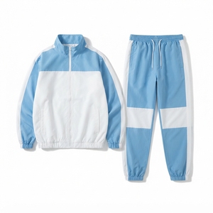 Survêtement Homme Colorblock Personnalisé avec Logo – Vêtements de Sport Décontractés OEM – Ensemble de Survêtement de Gym en Gros - Product Image 3
