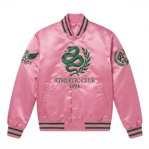 Chaqueta Bomber Personalizada con Nombre y Número del Equipo, Diseño de Collage Bordado, con Capucha, Transpirable e Impermeable - Product Image 3