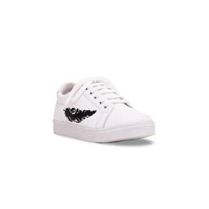 Boys White Casual <b>Basketball</b> Style Jogger <b>Shoes</b> KD1626 - Product Image 2