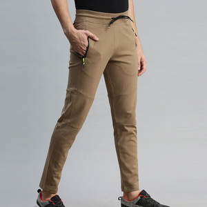 <b>Men's</b> 100% Cotton Fleece <b>Jogger</b> Pants Soft Elastic Waist Colorful <b>Slim</b> <b>Fit</b> Zipper Pocket Embroidered OEM Service Manufacturer - Product Image 6