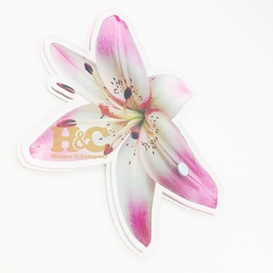 Flower Lash Tiles Acrylic Lash <b>Box</b> Eyelash Extension Tile Magnetic <b>Pink</b> Flower <b>Pink</b> lash tiles mink tweezers logo - Product Image 2
