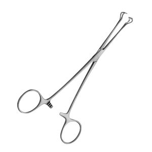 Pinces à tissus Allis Premium 10 pouces courbées à mâchoires larges gauche 4x5 dents en acier inoxydable certifiées CE ISO Vente en gros B2B - Product Image 2