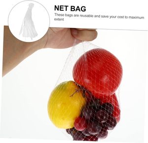 Bolsas de malla para frutas y verduras para refrigerador, bolsas de malla reutilizables para productos frescos - Product Image 3