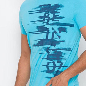 Camiseta para hombre con diseño ecológico, estampada en DTF, cómoda, 100% algodón, precio bajo, corte holgado. - Product Image 4