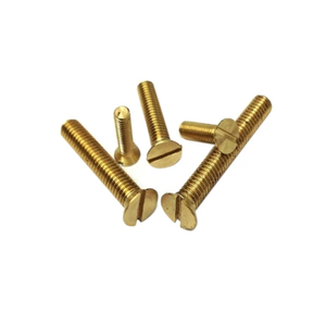 สกรูหัวจมทองเหลืองสำหรับงานก่อสร้าง เฟอร์นิเจอร์ และงานอุตสาหกรรม - Product Image 2