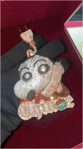 จี้ฮิปฮอปเงินแท้ 925 ขัดเงาสูง ประดับโมอิสซาไนต์แบบฝังขอบ ทนต่อการขีดข่วน ดีไซน์สั่งทำได้ ใส่ได้ทุกวัน เหมาะสำหรับงานปาร์ตี้ สำหรับทั้งชายและหญิง - Product Image 5