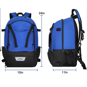 Wholesale Custom Large Capacity Lacrosse Bag With Polyester Lining Direct Manufacture Lightweight <b>Adjustable</b> <b>Strap</b> Lacrosse Bag - Product Image 2