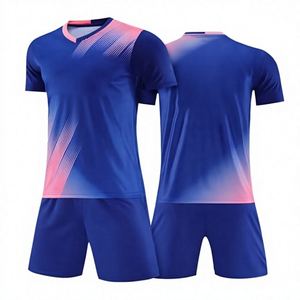 OEM Service Premium Custom Football Jersey Set Lightweight Breathable Quick Dry Short Unisex Teams <b>Soccer</b> Sports Kit for - Product Image 3