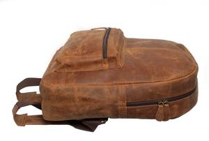 Premium Vintage Leather Laptop <b>Backpack</b> Waterproof Anti-Theft Rucksack for Men Outdoor Travel LBP-0404 - Product Image 6