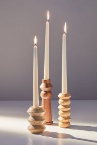 Eco Friendly Wooden Candle <b>Holder</b> Handcrafted Rustic Wood Candle Stand For Festive Decoration Wedding Centerpiece Home Styling - Product Image 6