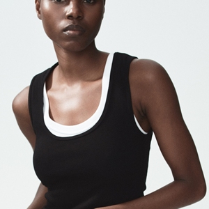 Women's 100% Cotton Sporty <b>Loose</b> Fit O-Neck Lightweight Jersey <b>Tank</b> <b>Top</b> Summer - Product Image 3