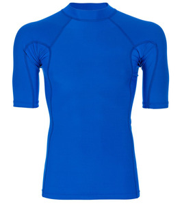 Custom Sublimation Sports T-Shirt Men Polyester/Cotton Short Sleeve Quick Dry Breathable Gym Running Fitness Wear - Product Image 1