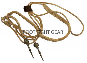 Épingle de sécurité Aiguillette 3D auto-agrippante de luxe personnalisée en fil d'argent poli de haute qualité pour uniformes de cérémonie Root - Product Image 4