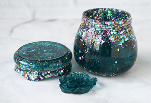 UO Crafts Stylish Eco-Friendly Stackable Heat able Resin Jar <b>Set</b> Beautifully Crafted for Home Decor Food Perfect Gift for Busine - Product Image 2