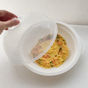 ถาดนึ่งอาหารสำหรับไมโครเวฟ ยี่ห้อ Teigtaschen ผลิตในเกาหลี ปลอดสาร BPA พร้อมถาดกรอง สำหรับมันเทศและเกี๊ยว - Product Image 5