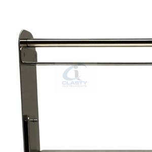<b>Stainless</b> <b>Steel</b> Surgical Instrument <b>Rack</b> with 7 Holes and Tray for Osteotome Storage Autoclavable Medical Organizer - Product Image 4