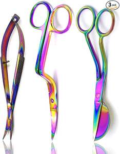 Tijeras de Costura con Hoja Curva Doble de 5.8 Pulgadas, Color Arcoíris, Aprobadas por ISO, con Mango Desplazado y Bolsa de Tela - Product Image 4