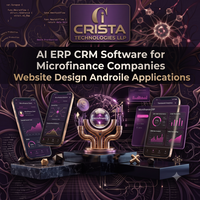 AI ERP CRM Software for Microfinance Companies Website Design Android iOS Mobile Applications WordPress Magento Plugin eCommerce
