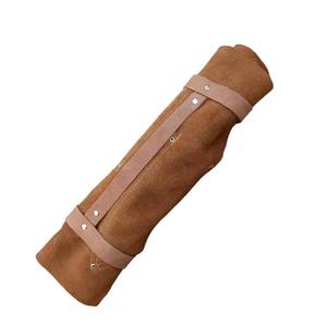 Couteaux de chef personnalisés noirs forgés en 5 parties avec revêtement en poudre et manche en bois, multi-usages et écologiques - Product Image 4