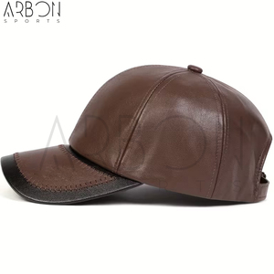 With Best Supplier Good Selling Made In Pakistan In Wholesale Price Adults Wear Street Wear Fashion Sports Leather Caps - Product Image 3